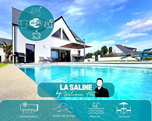 Le Tour-du-Parc Villa | La Saline, Villa avec piscine à 450m des Plages