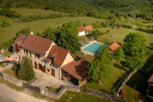 Salvagnac-Cajarc Villa | La Villa Horizon piscine privée