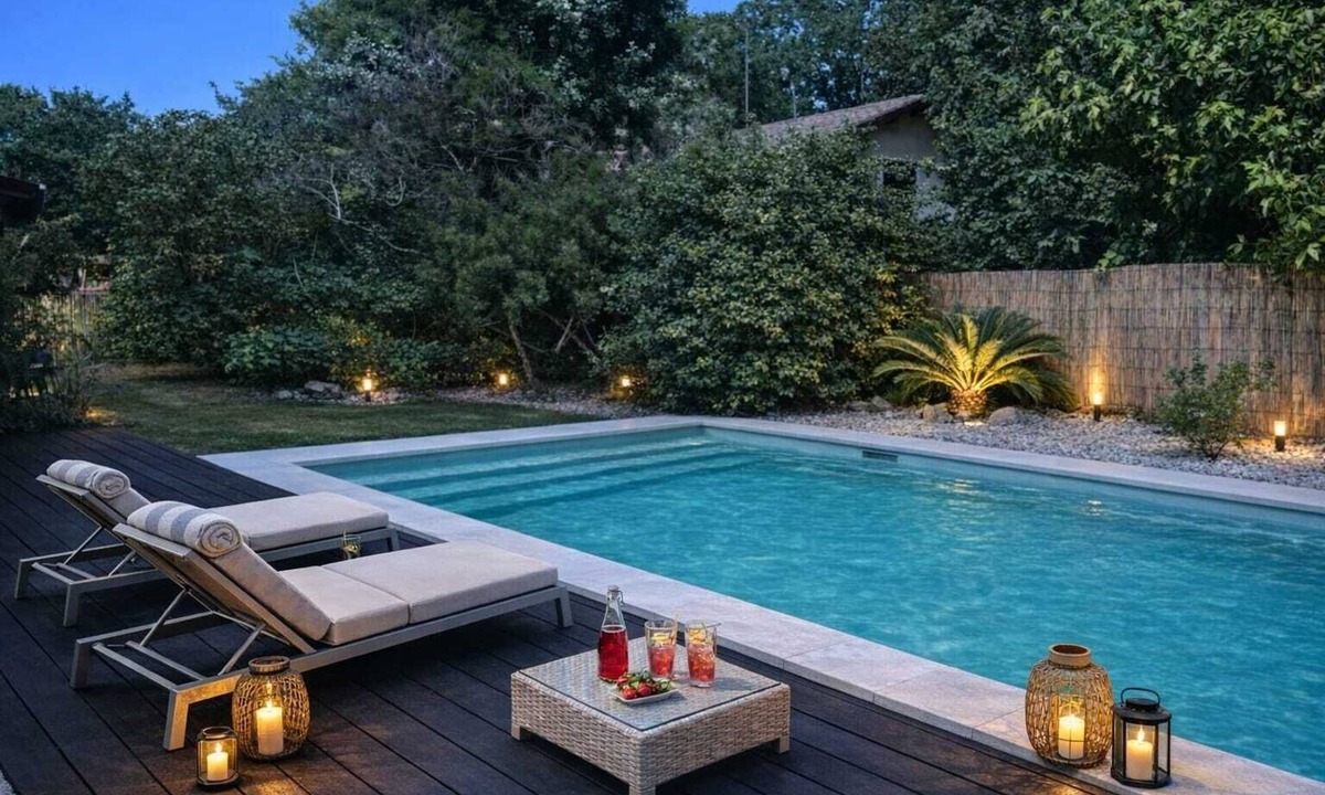 Messanges Villa | Large family villa near ocean and forest, heated pool, sleeps 14