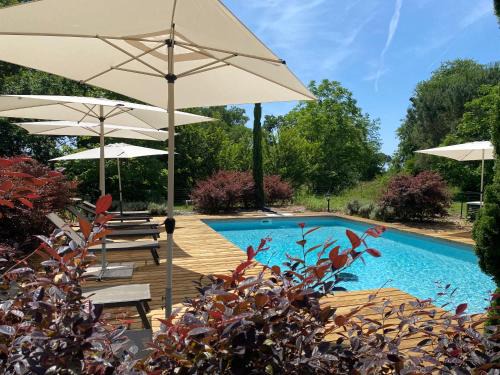 Arengosse Villa | Le Baccara Lodge, véritable maison de famille avec piscine et parc