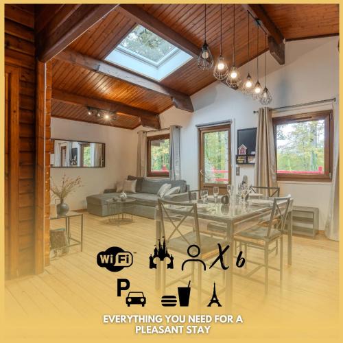 Lumigny-Nesles-Ormeaux House | Le chalet forestier de Guerlande - Disney 20min