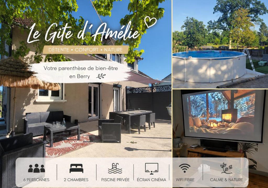 Celon House | Le gite d 'Amélie maison climatisation wifi jardin privé