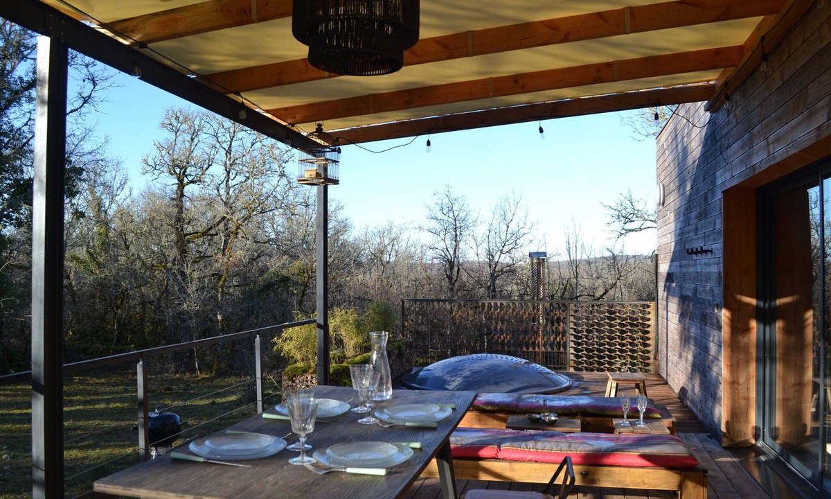 Esclauzels Ski Chalet | Le Lagon Vert, Relaxation, Nature and Nordic bathing.