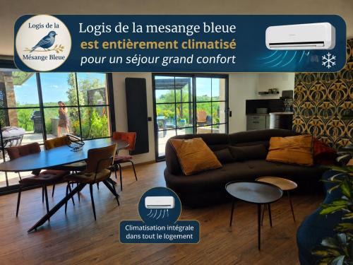 Gignac House | Le logis de la mésanges Bleue