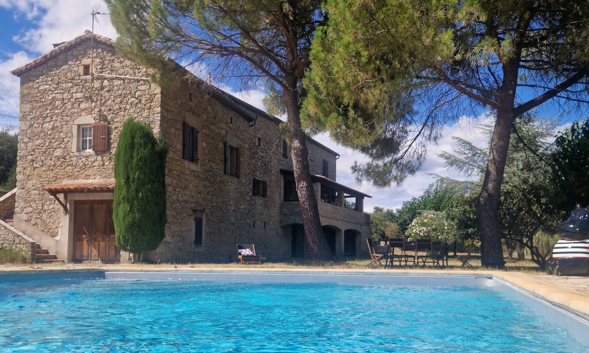 Saint-Martin-de-Valgalgues Apartment | Le Mas de Rofa: an authentic farmhouse with swimming pool, ideal for families.