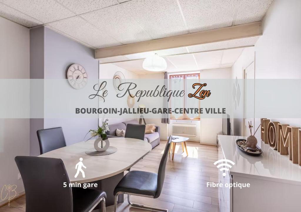 Bourgoin-Jallieu Apartment | Le République-Gare-Centre ville