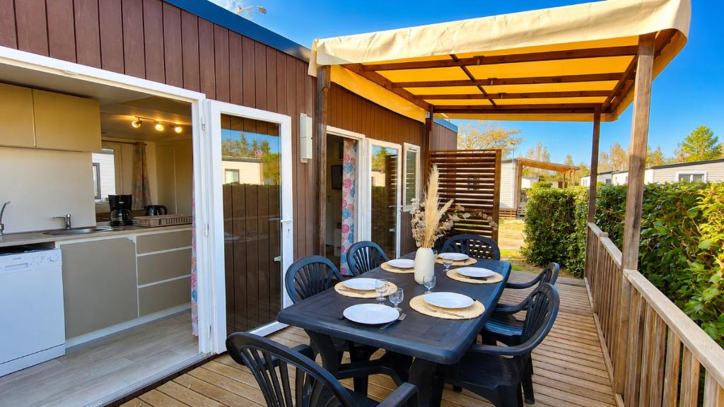 Torreilles-Plage Ski Chalet | Le Solea Piscines et Plage à 150m Camping 5 étoiles Les Dunes