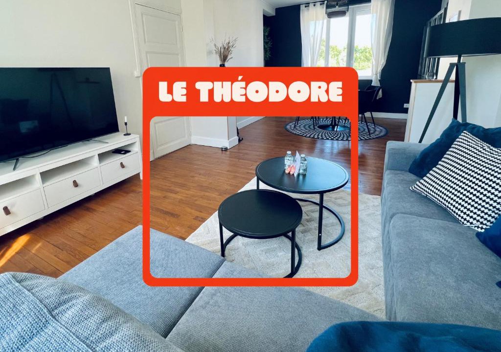 Nevers Apartment | "Le Theodore" Appartement charmant proche gare avec place de parking devant, quartier très calme
