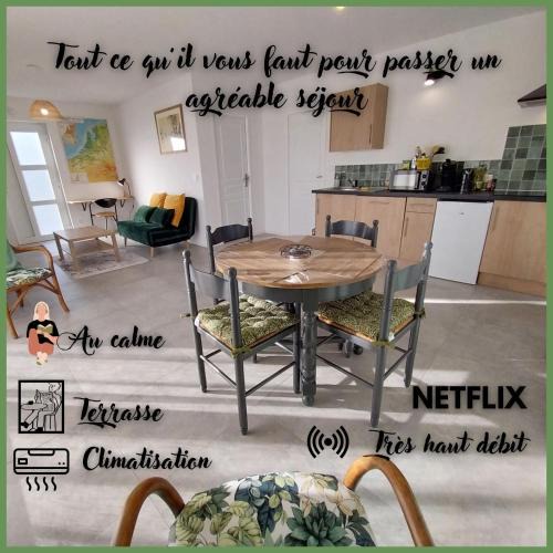 Hem-Lenglet Apartment | Les Blés d'Or - Parking privé, Terrasse, Clim, Netflix, Au Calme