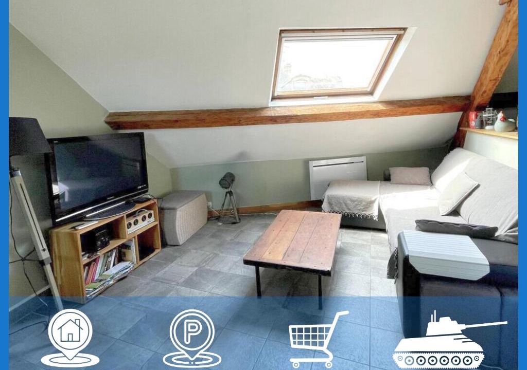 Bayeux Apartment | Les combles de l Aure Grand studio cosy confortable classé 3 étoiles centre Bayeux 2 mn à pied cathédrale proche plages du débarquement