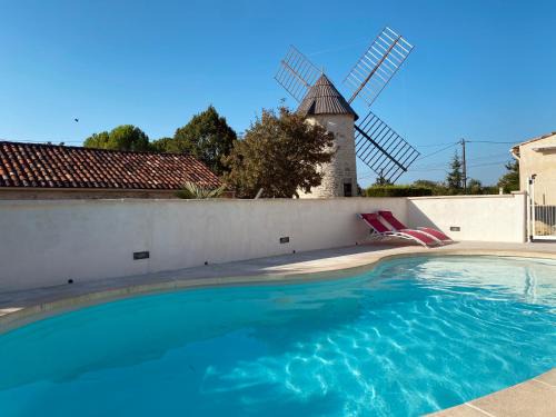 Aujols House | Les Curies - ludogîte, gîte et moulin avec piscine