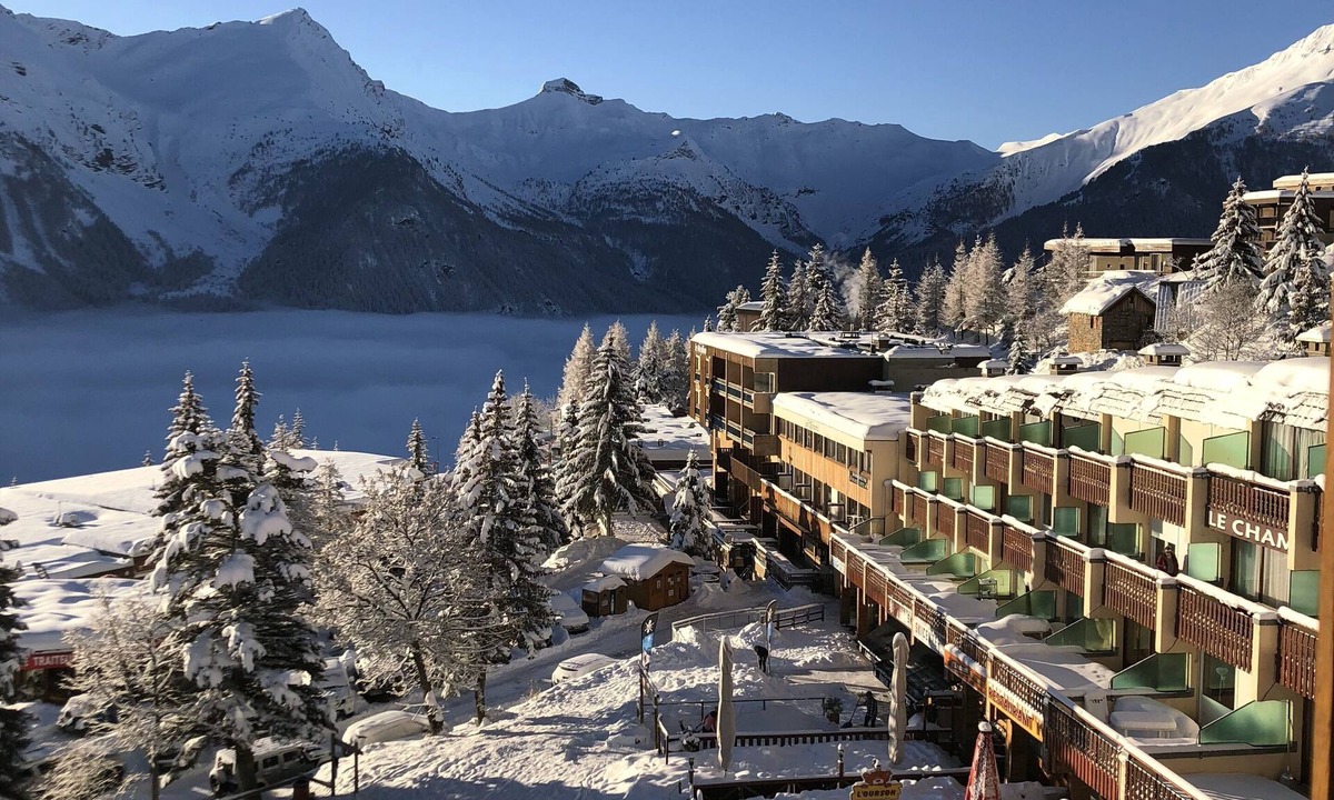 Orcieres-Merlette Apartment | Logement 6 Pers sur les Pistes de Skis vue Panoramique