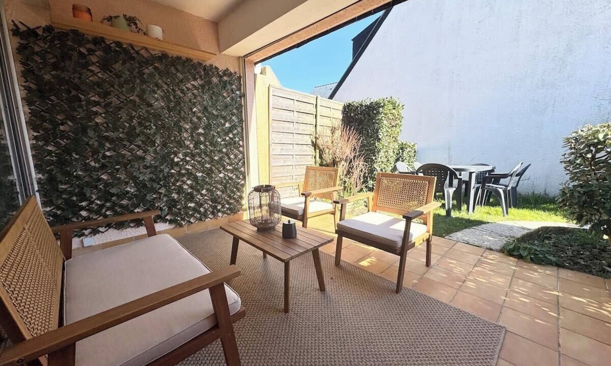Saint-Pierre-Quiberon Apartment | Lovely T2 - Terrasse & jardin - 50m des plages