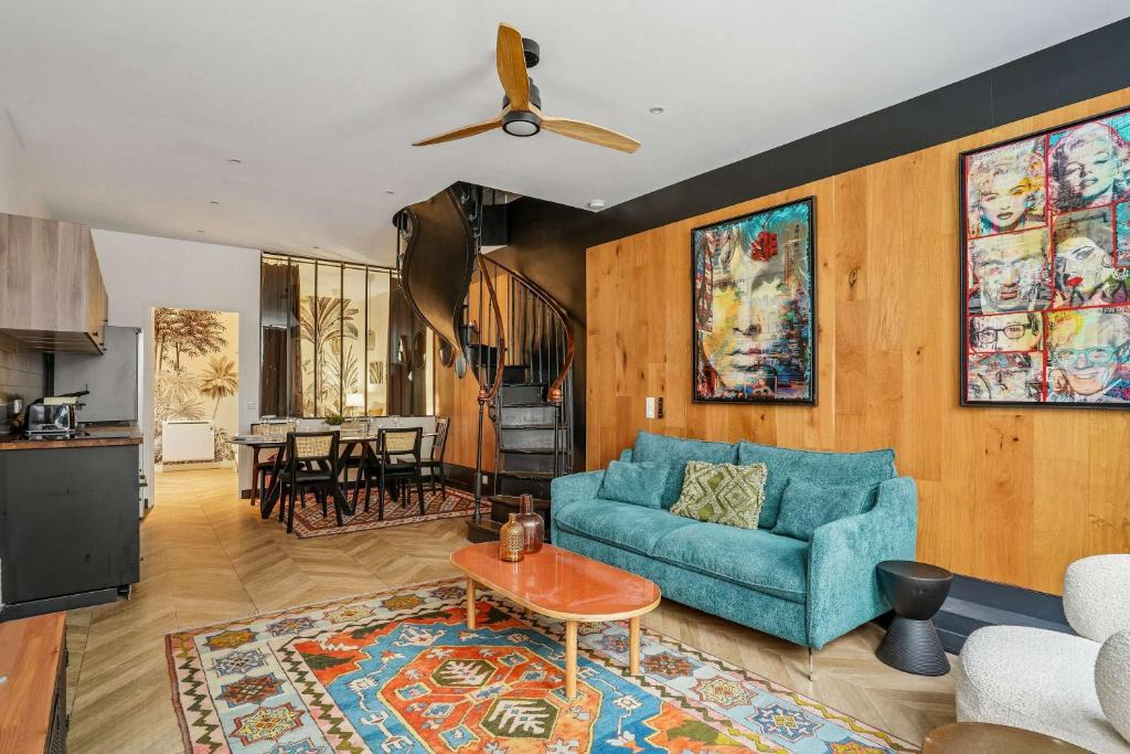 Porte-Saint-Martin Apartment | Luxury family Duplex 4 bdrs 10P - Republique