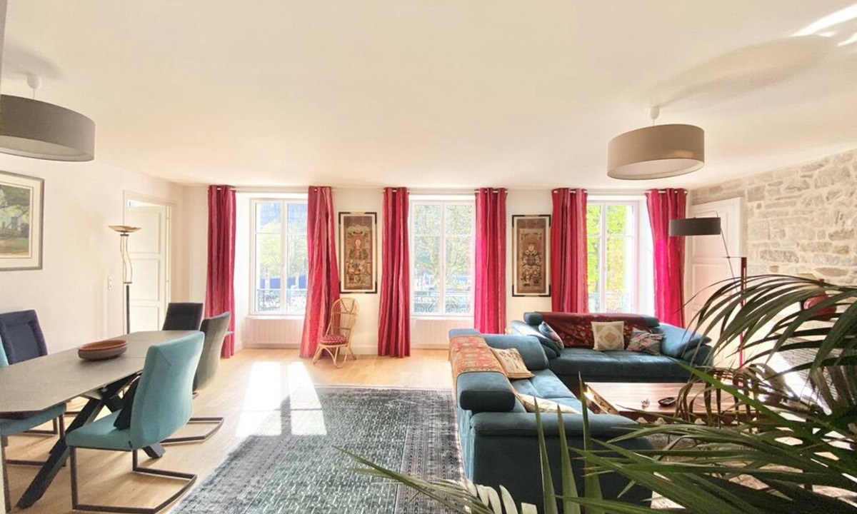 Quimper Apartment | Luxury Quimper Apartment, Stunning Odet River Views & Parking
