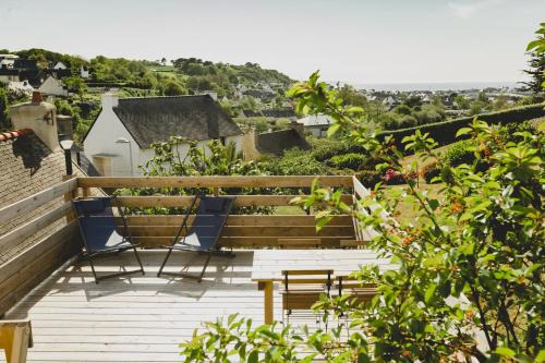 Tredrez-Locquemeau House | Maison avec terrasse vue sur mer