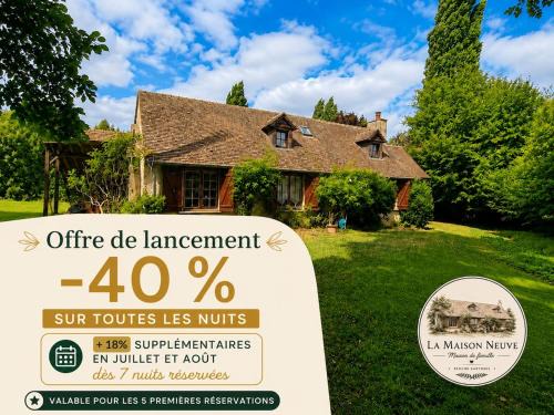 Rouperroux-le-Coquet House | Maison de famille, Perche Sarthois, Proche Le Mans, Moins de 2h de Paris