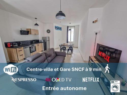Montargis Apartment | Maison duplex tout équipé NETFLIX