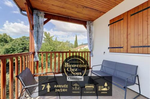 Tallende Apartment | Maison familiale 7 pers, terrasse vue nature, clim