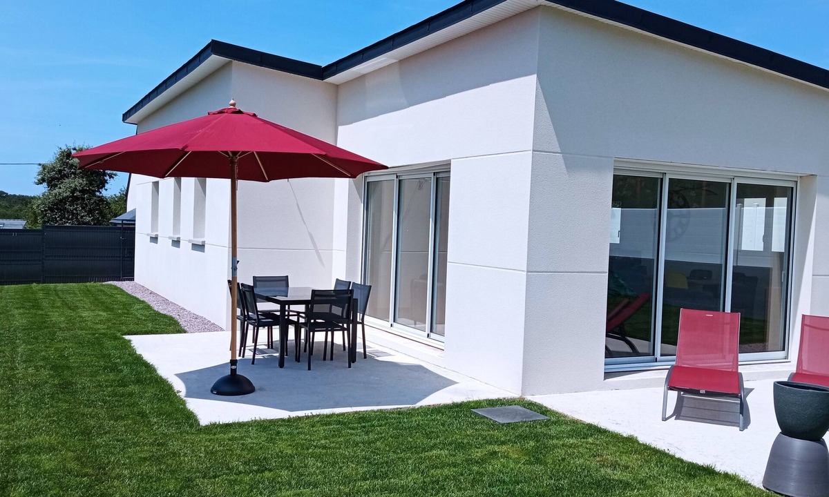 Pleherel-Plage-Vieux-Bourg House | Maison Neuve de 2023, Plain Pied, 2 Chambres, à 10 Minutes à Pied de la Plage