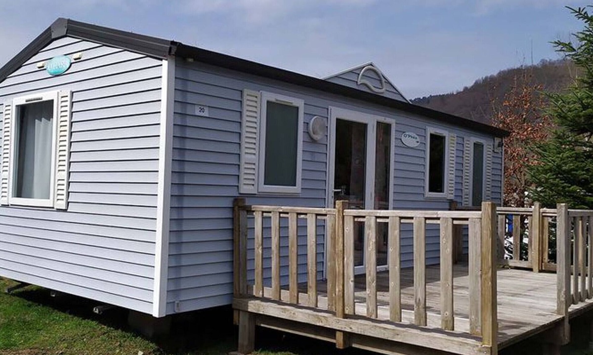 Vorey House | Mobile home with terrace for 4 in Vorey