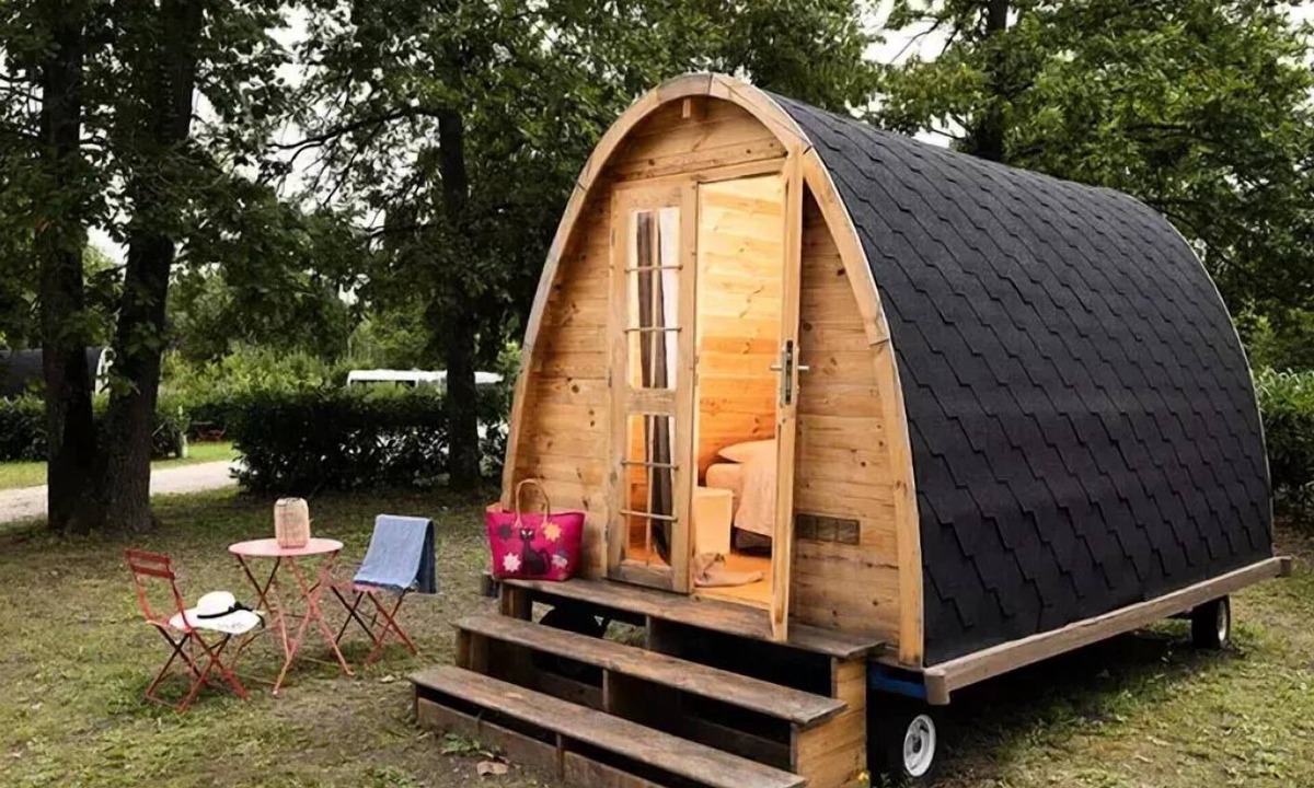 Bagneaux-sur-Loing House | My Pod 1-Room Travel Trailer for 2 People, Without Bathroom Facilities