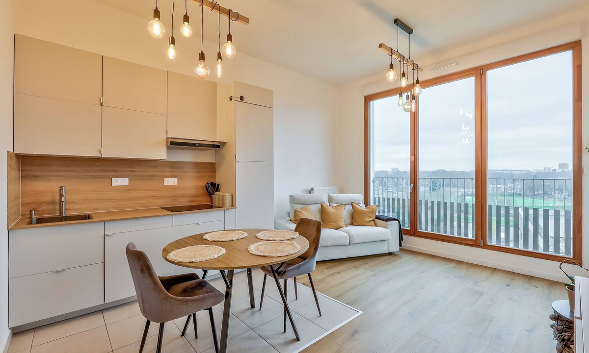 Torcy Apartment | Nice 1BR flat with lovely terrace and parking