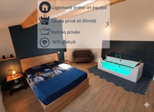 Aboen House | Nid Romantique avec Sauna & Balnéo Privés - ChezBross' La Parenthèse