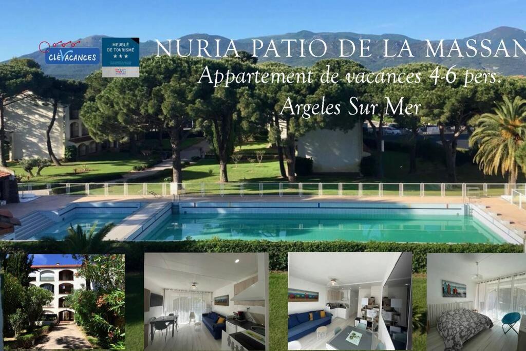 Argeles Plage Apartment | Nuria Superbe Meublé 3* avec loggias 250m des plage