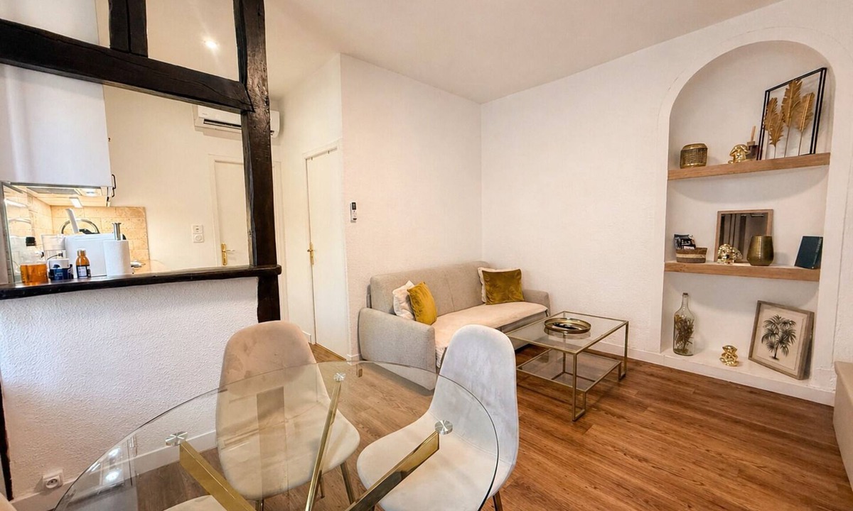 Romorantin-Lanthenay Apartment | Phoebus:Arrivée autonome-Netflix-Clim-Linge Inclus