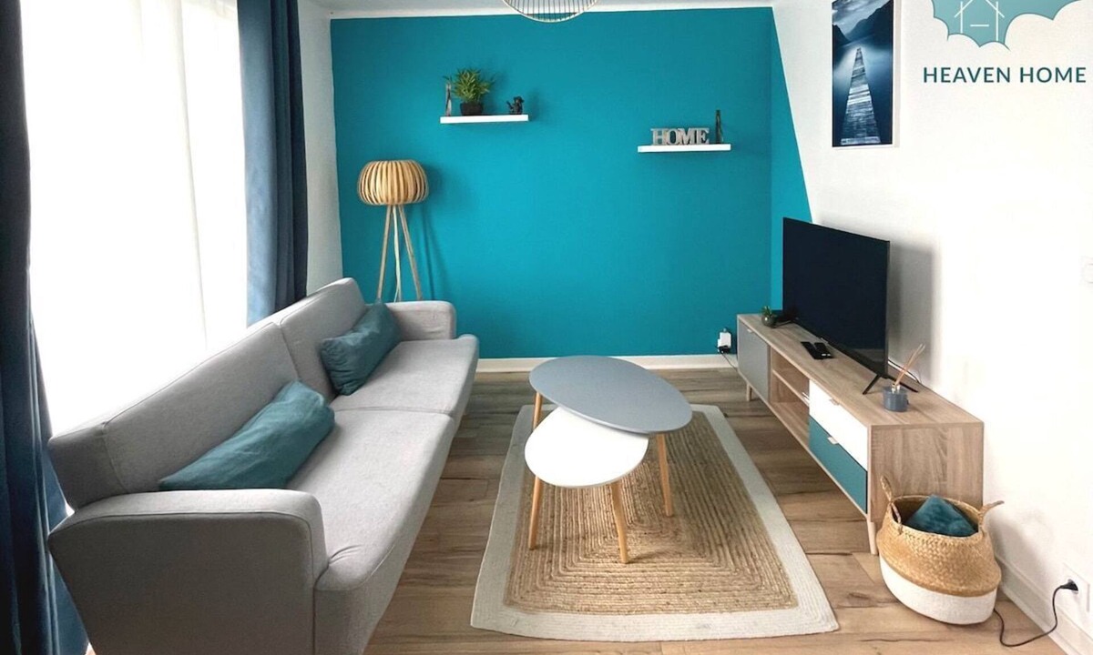 Saint-Brieuc Apartment | Pleasant 2-room apartment close to shops and train