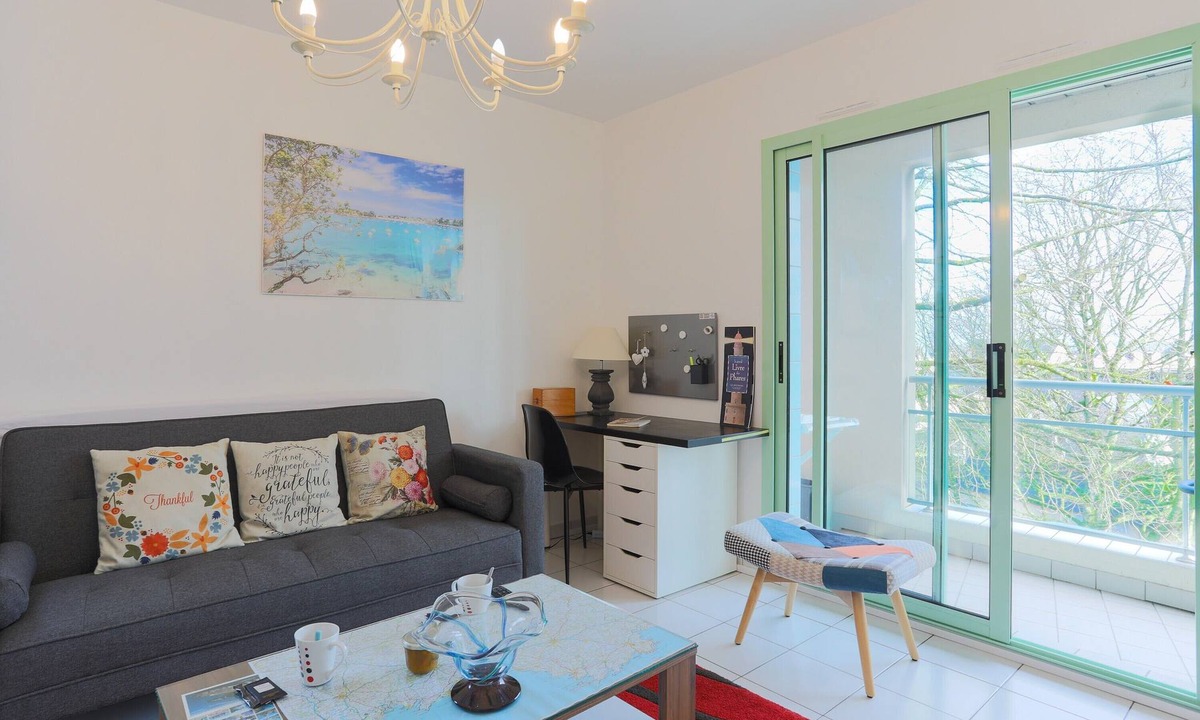 Pordic Apartment | Rated Apartment Au Clos Du Loc'h, Private Terrace with No Overlook