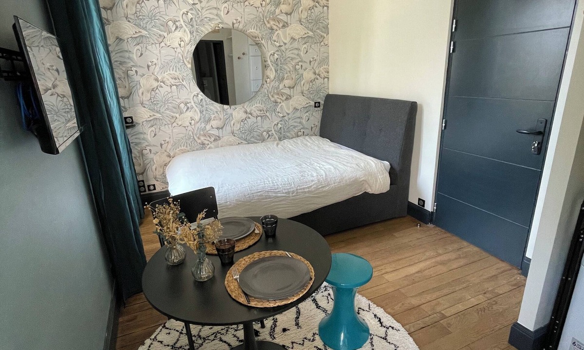 Aix-les-Bains City Center Apartment | Rental fully equipped studio spa town center apt 203
