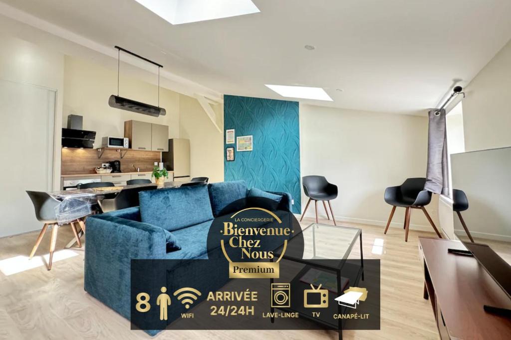 Riom Apartment | Spacieux Appartement 8 Couchages en Centre de Riom N9