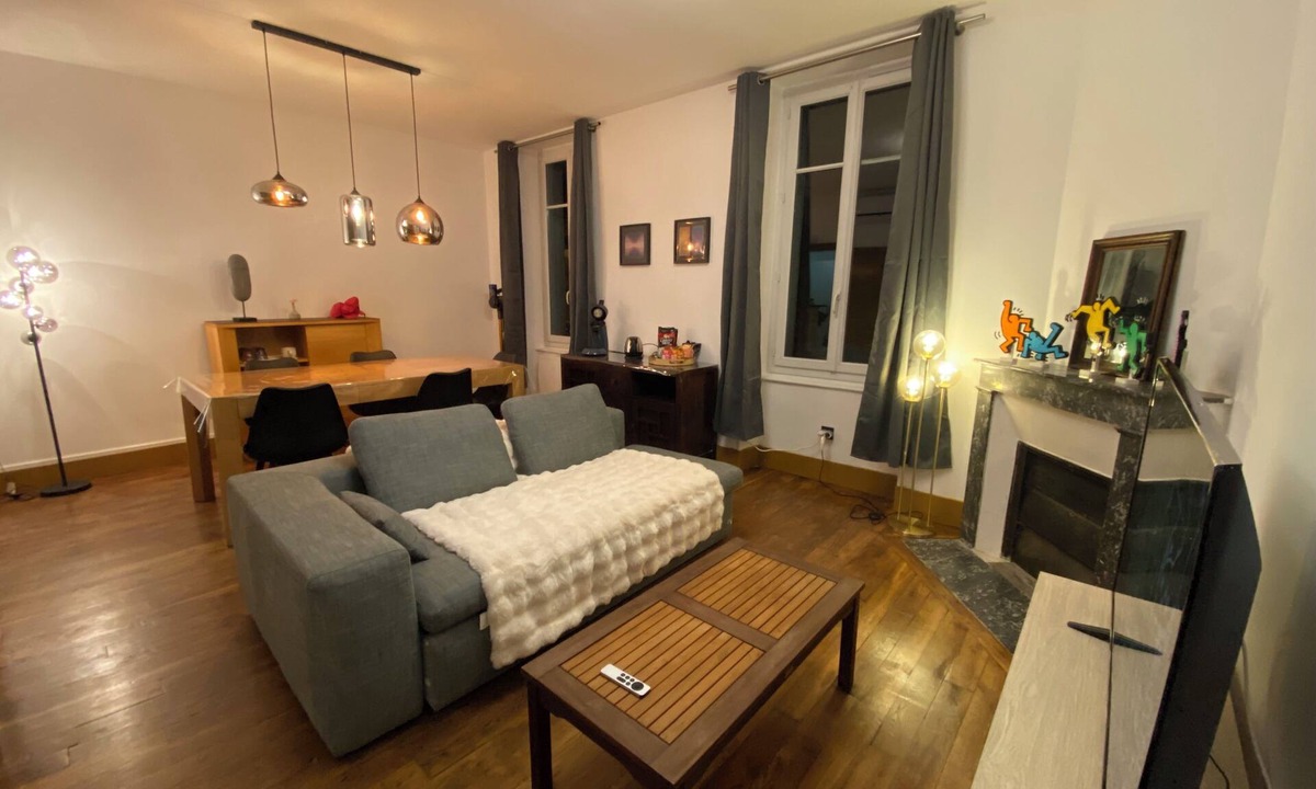 Nevers Condo | Spacious apartment 200m from the station and the Loire, with private garden