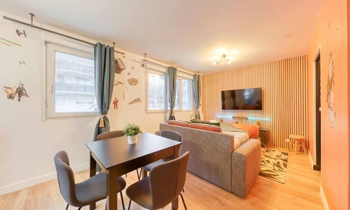 Bussy-Saint-Georges Apartment | Starwars Disney 10 minutes by car. Cuisine équipée et Wi-Fi performant