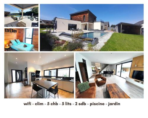 Le Poinconnet Villa | Sublime villa 9 pers- 5chb-pisicne-wifi