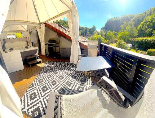 Meisenthal Apartment | Suite Verte Vallée Meisenthal spa privatif