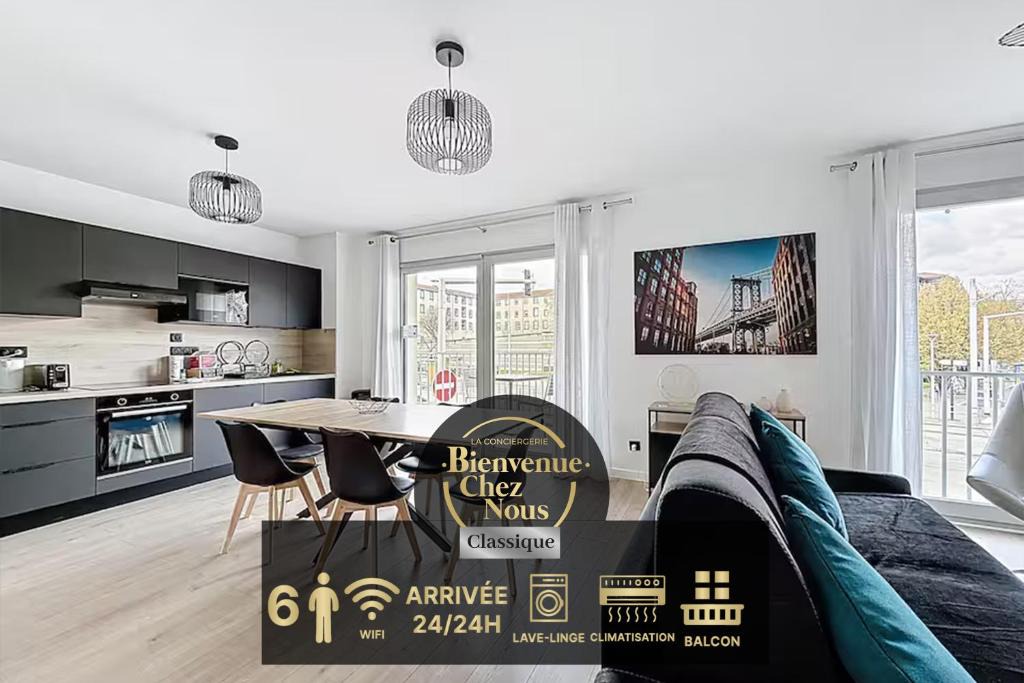 Clermont-Ferrand Apartment | Super T3 climatisé 6 personnes Montferrand