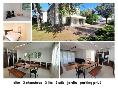 Chateauroux House | Superbe maison 3 chb-clim-jardin