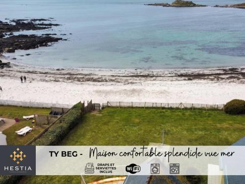 Ploudalmezeau House | TY BEG - Maison confortable splendide vue mer