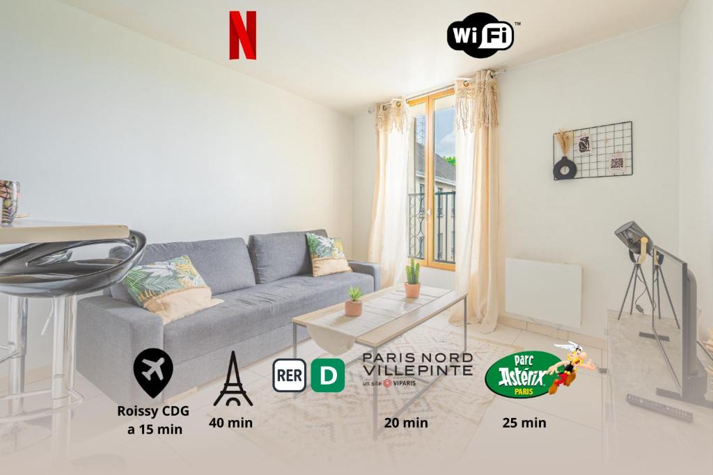 Gonesse Apartment | Urban Oasis, RER D, CDG Aéroport, Parc des Expos