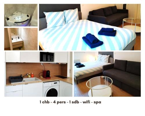 Vierzon Apartment | Vierzon Centre - joli T2- balnéo- wifi