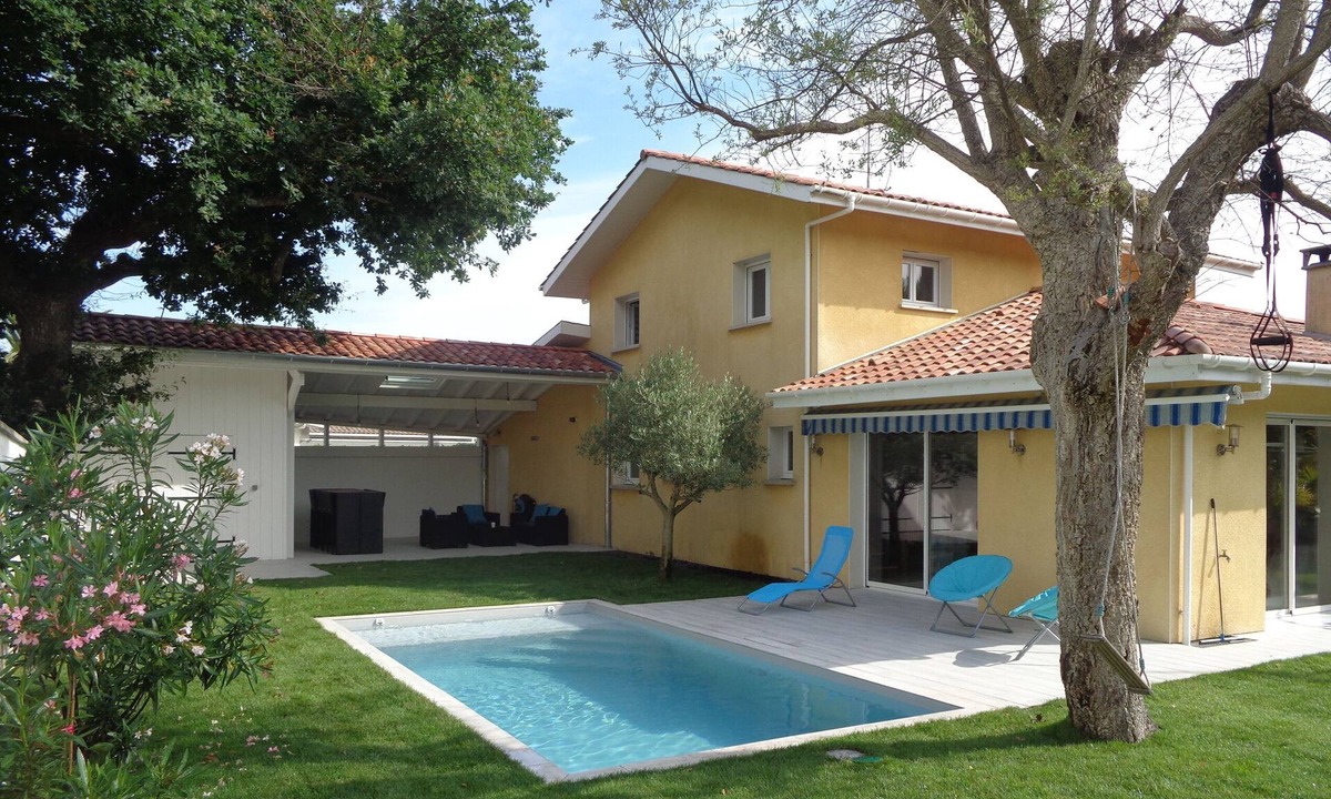 Capbreton Villa | Villa Capbreton 130 m2, 4 bedrooms, 2 bathrooms, garden, swimming pool.