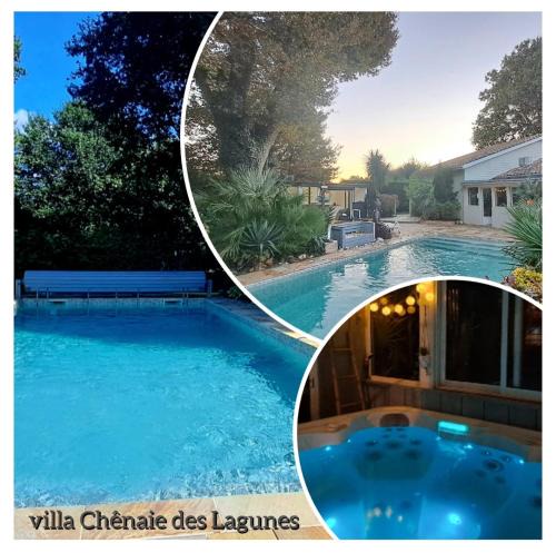 Saint-Magne Villa | Villa Chênaie des Lagunes Piscine Sauna & Spa