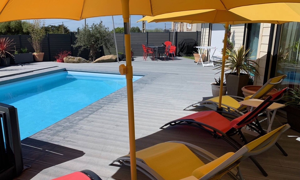 Sibiril House | Villa Plain Pied' Av Heated pool & Sauna 300 m from the sea