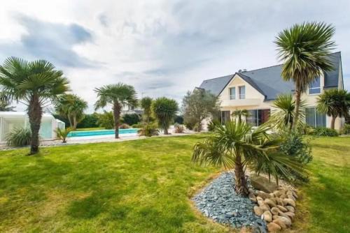 Plouharnel Villa | Villa spacieuse à Plouharnel avec piscine et jacuzzi