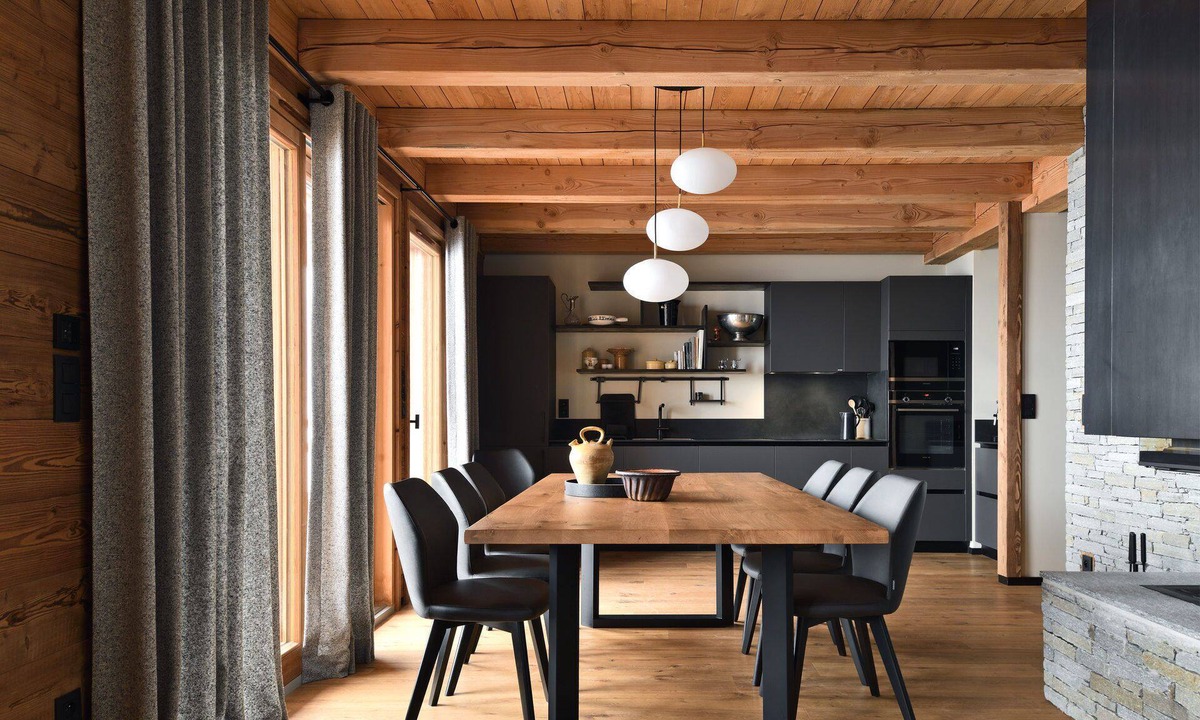 Mont-de-Lans Condo | Vue exceptionnelle ! Chalet moderne + sauna privé