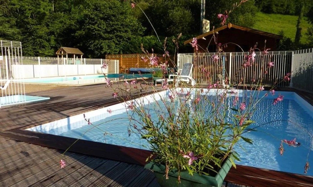 Louvie Juzon Cabin | ZEcamping 3 étoiles piscine chauffée dog friendly hammam locatif BBQ