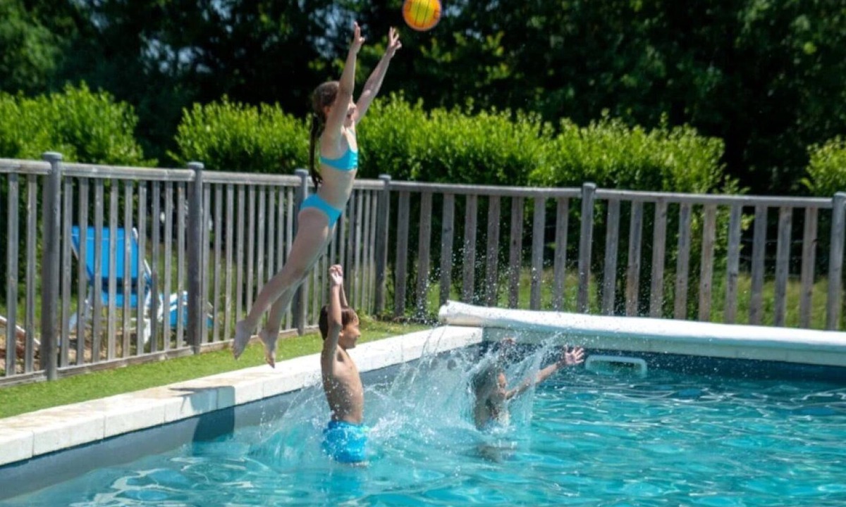 Chassenard Cabin | ZEcamping piscine chauffée pet friendly locatif BBQ clim 25m2 5 pers